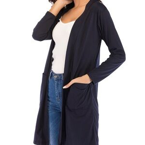 Tommy Hilfiger, Navy Long Sleeve Cardigan